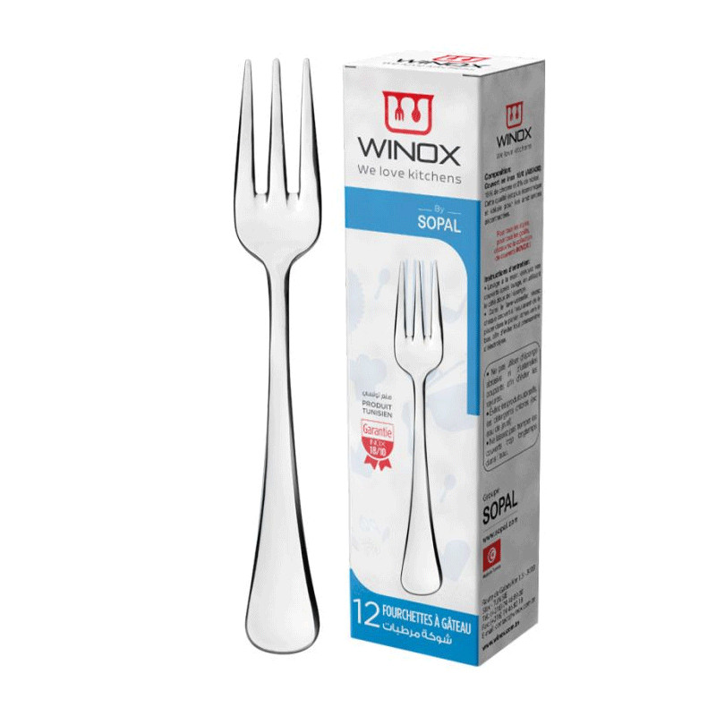 Winox Fourchette à Gâteaux Winox Zina 12 Pièces Inox