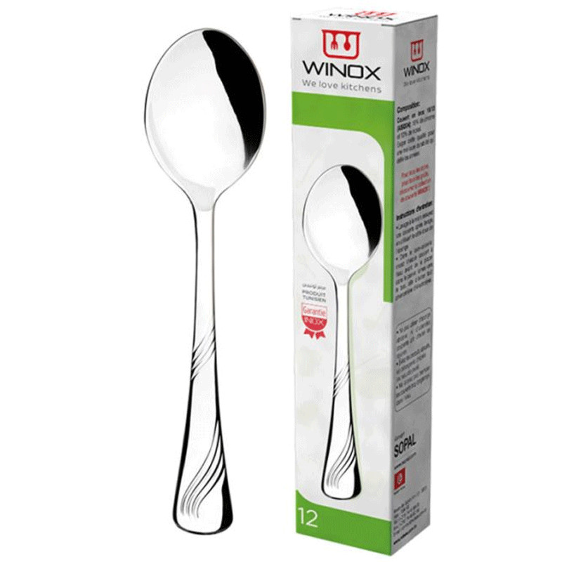 Winox Cuillères À Café Winox Morjene 12 Pièces Inox