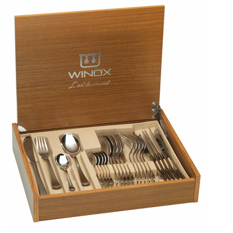 Winox En Bois Winox Zephir 24 Pièces Inox