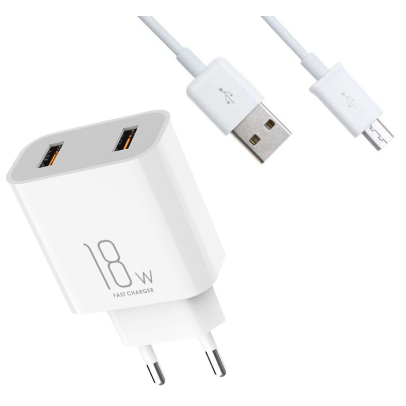 Itel Mobile Chargeur ICW 181E 2 Ports Micro USB