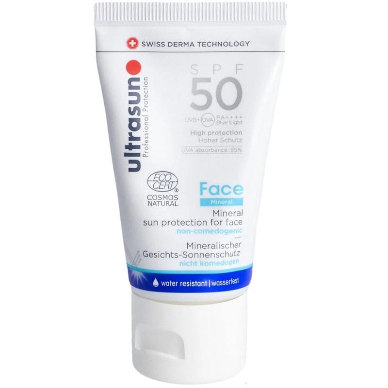 Ultrasun Écran Solaire Face Mineral SPF50