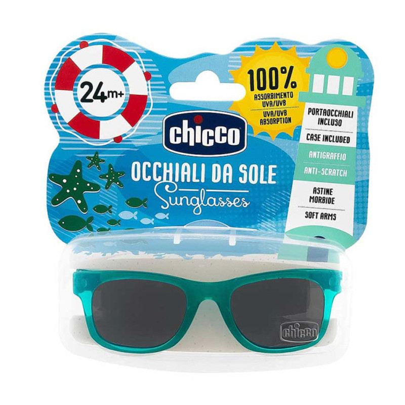 Chicco Lunette De Soleil Pour Garçon Vert Transparent