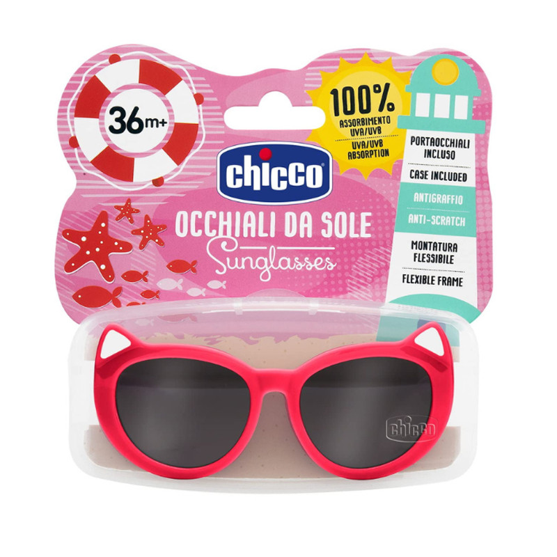 Chicco Lunette De Soleil Pour Fille Rouge