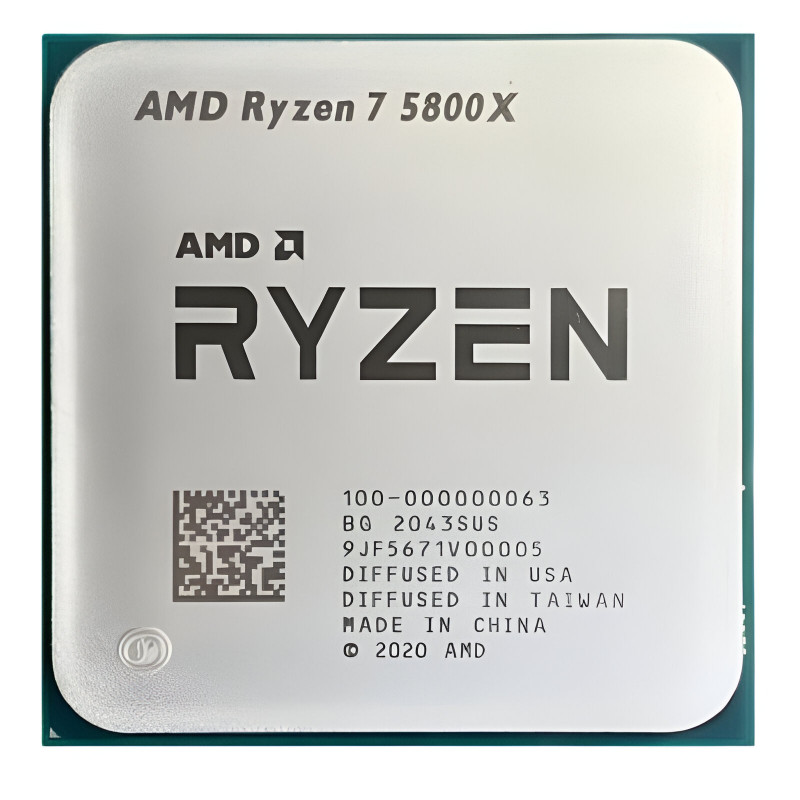 AMD RYZEN Processeur RYZEN 7 5800X Tray