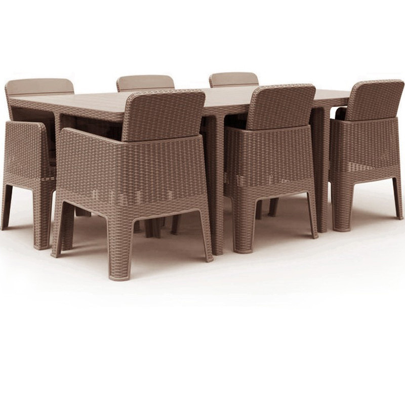 Sofpince De Jardin Antalya 6 Places Taupe