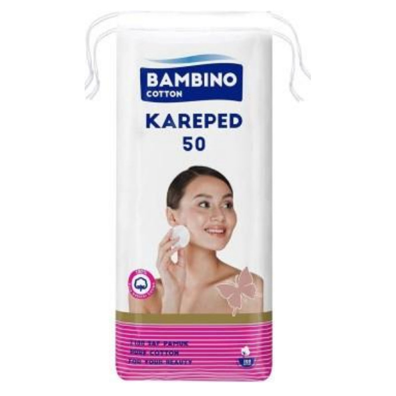 Bambino Coton Carré Bambino Coton 50 Pièces