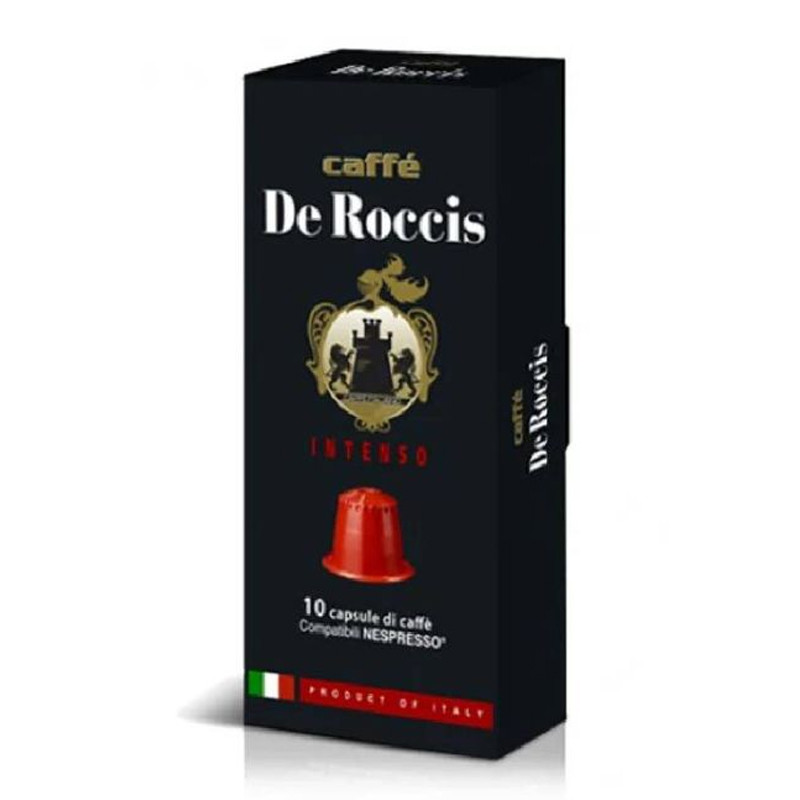 Caffé de Roccis De 10 Capsules Caffé De Roccis Intenso