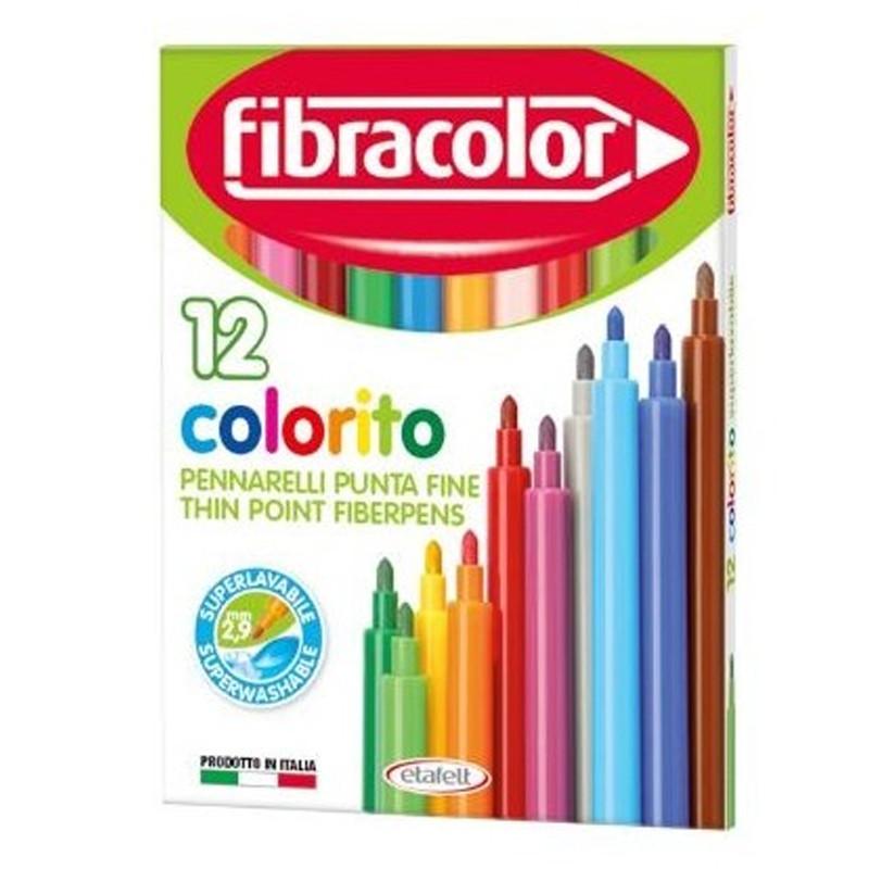 Fibracolor Feutres Pastel Multicolore