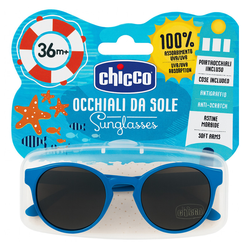 Chicco Lunette De Soleil Pour Garçon Bleu Transparent