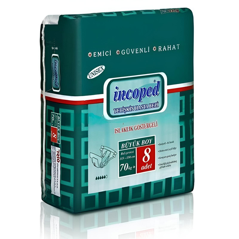 Incoped Adultes Incoped Unisexe Large 8 Pièces +70Kg
