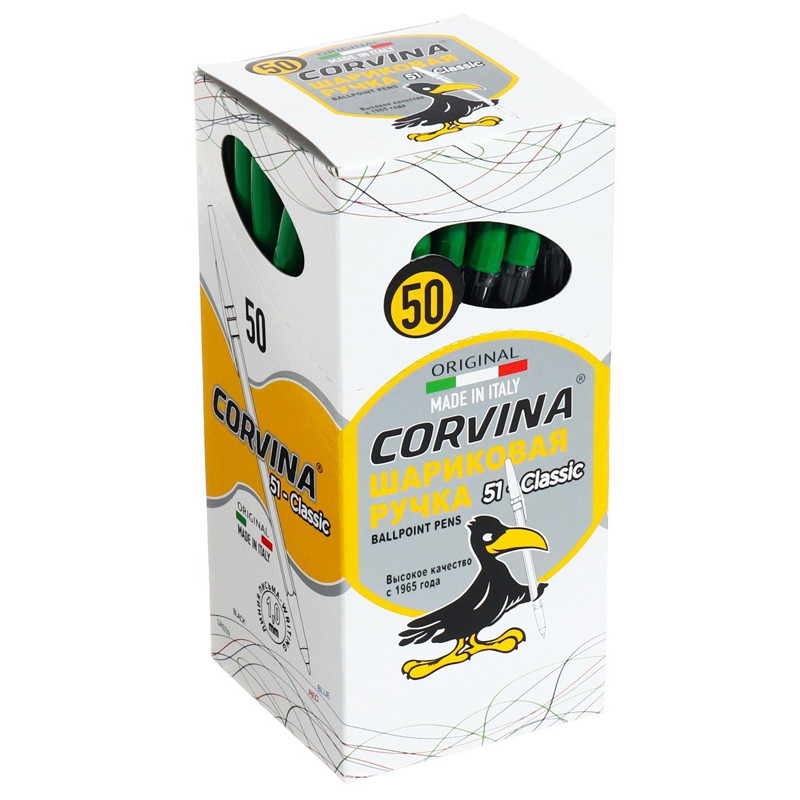 Carioca 50 Stylos à Bille Carioca Corvina 0.7mm