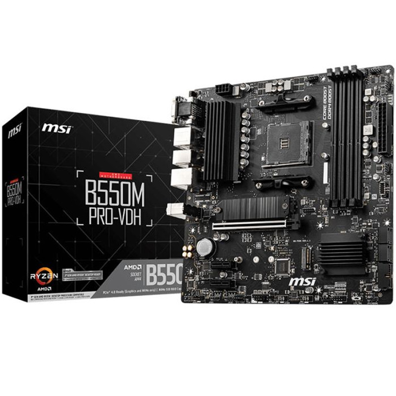 MSI Carte Mère B550M PRO-VDH DDR4 AM4