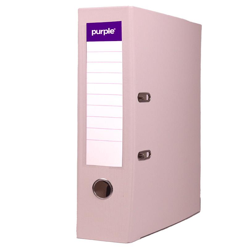Purple Classeur Essential 75mm A4 Beige