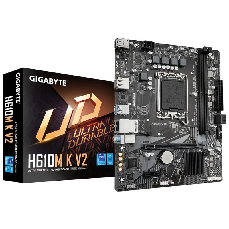 GIGABYTE Carte Mère H610M K V2 LGA 1700 DDR4