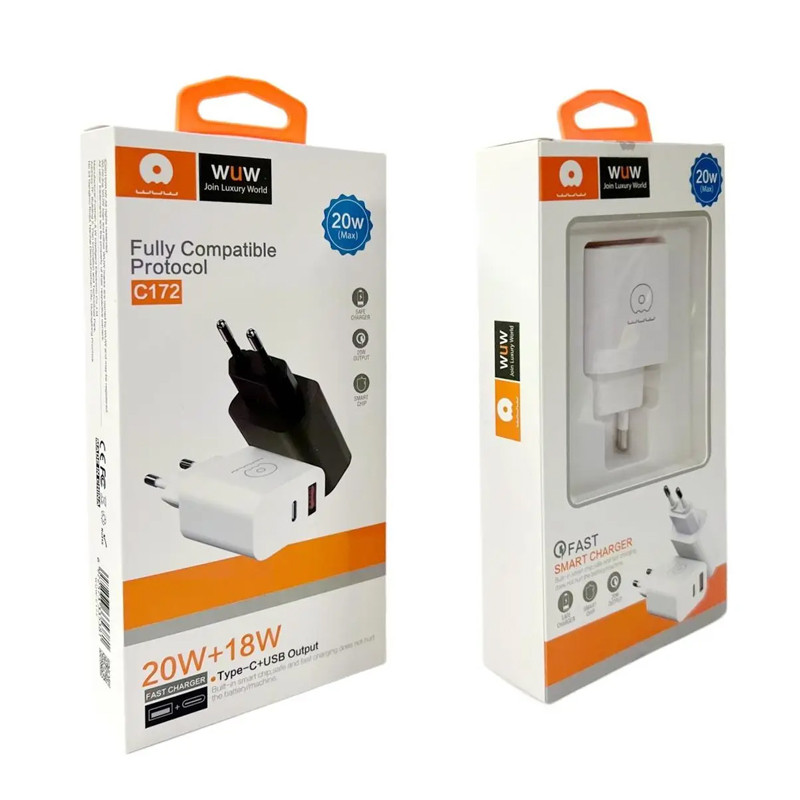 WUW Wuw C172 Dual Type-C 20W