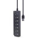 Gembird USB Gembird 7 Ports USB-A USB-C Vers USB-A