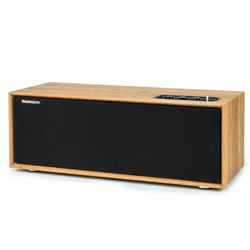 THOMSON 2 Enceintes Sans fil WS702 Bois