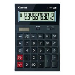 Canon Calculatrice De Bureau AS-1200 12Chiffres