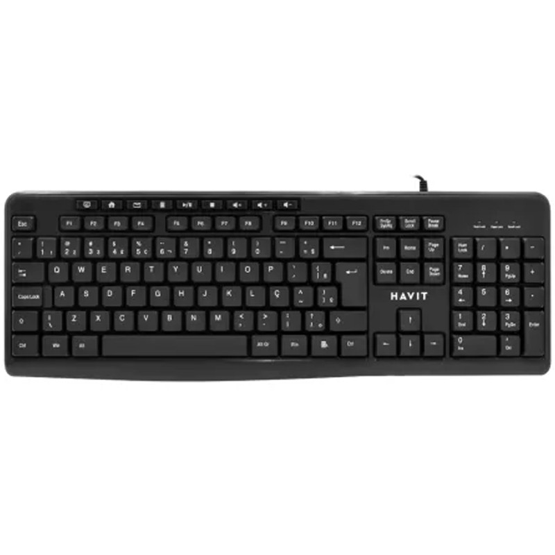 Havit Filaire Havit KB2008 Ultra Slim Azerty