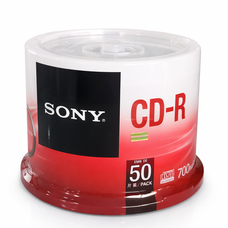 Sony Paquet de 50 Pièces CD-R 50CDQ80SB 700 Mo