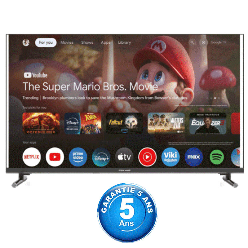 Maxwell Maxwell MG60 43" UHD QLED Smart Tv