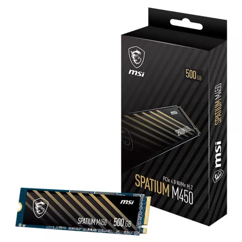 Msi Disque Dur Interne SSD Spatium M450 M.2 NVME