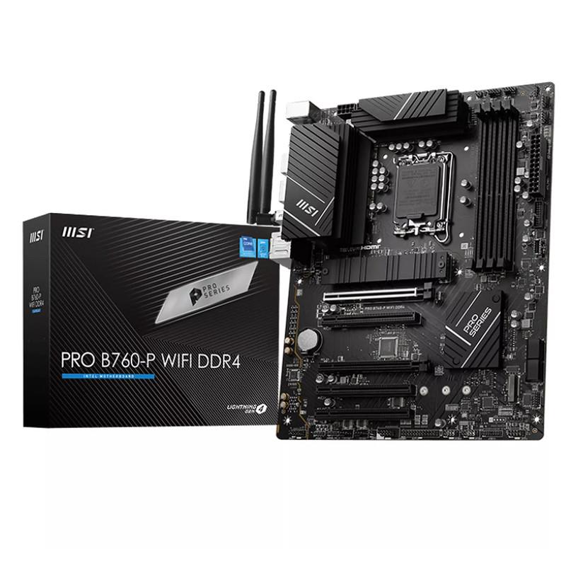 Msi Carte Mère Pro B760-P DDR4 LGA 1700