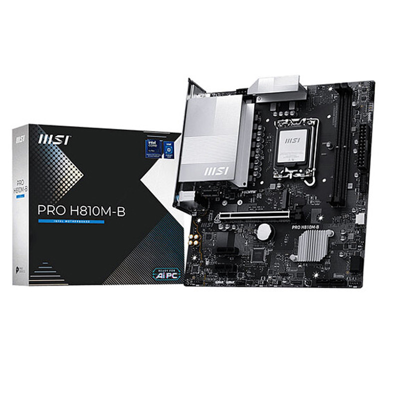 MSI Carte Mère Pro H810M-B DDR5 LGA 1851