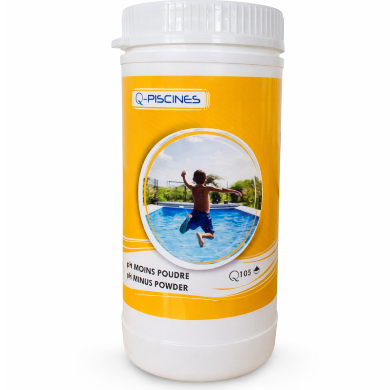 Q-PISCINES Moins Poudre Q-PISCINES Q-105 1,25kg