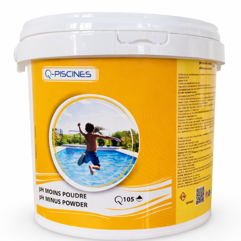 Q-PISCINES Moins Poudre Q-PISCINES Q-115 5 kg