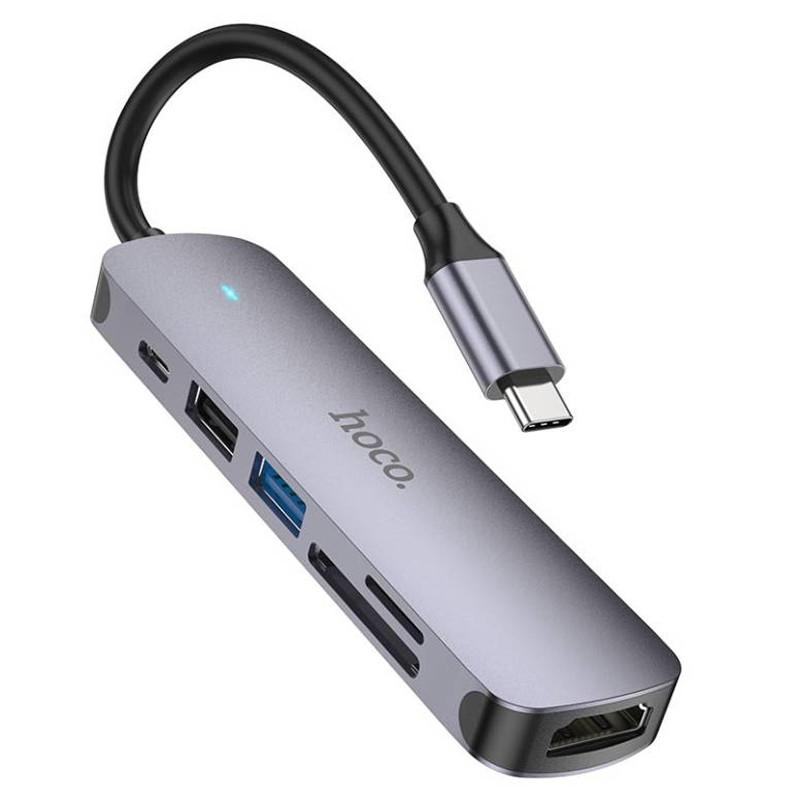 Hoco  Adaptateur HB28 6En1 Type-C 4K