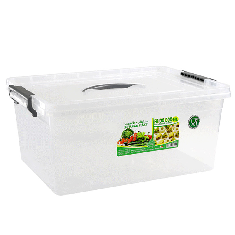 Sotufab Plast Rectangulaire Sotufab 14L Transparent