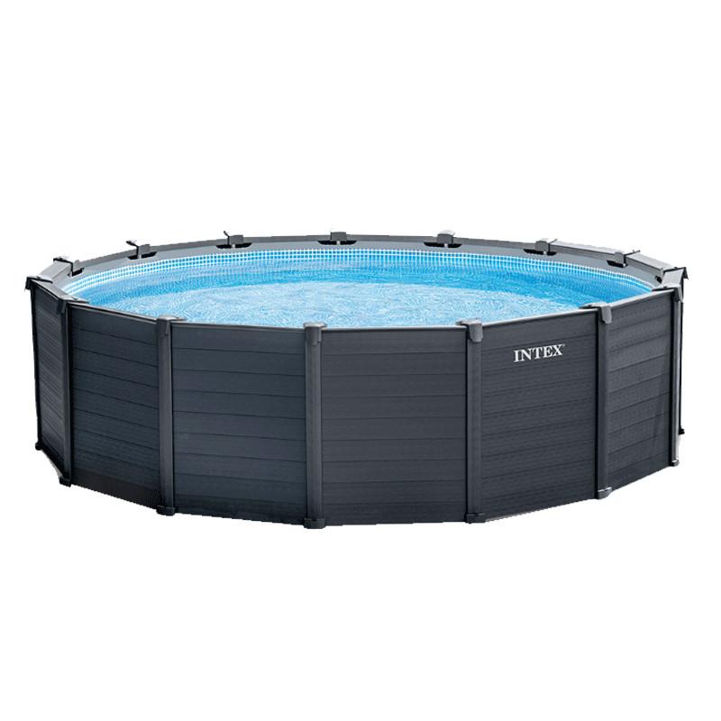 Intex Tubulaire Intex Graphite Rond 4.78 x 1.24 m