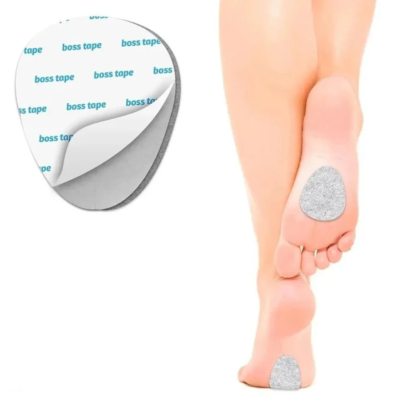 Boss Tape Coussinet Protection Pieds Tape 2 pieces Blanc