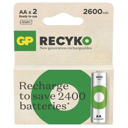 GP Batteries Rechargeables GP Recyko AA 1.2V 2600 mAh