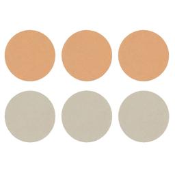 Glam Of Sweden Of Sweden 6 Eponges Ronde Beige