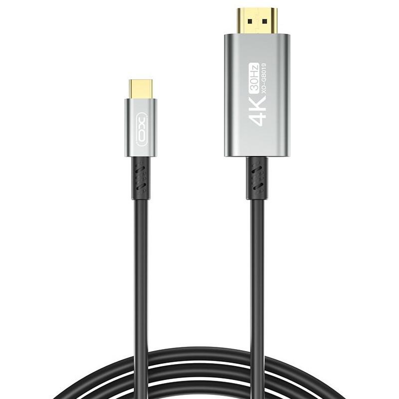 XO Adaptateur GB019 Type-C Vers HDMI 4K