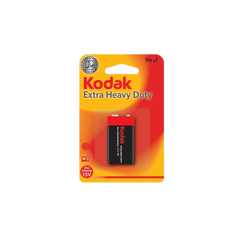 KODAK KODAK EXtra Heavy Duty Zinc 9V