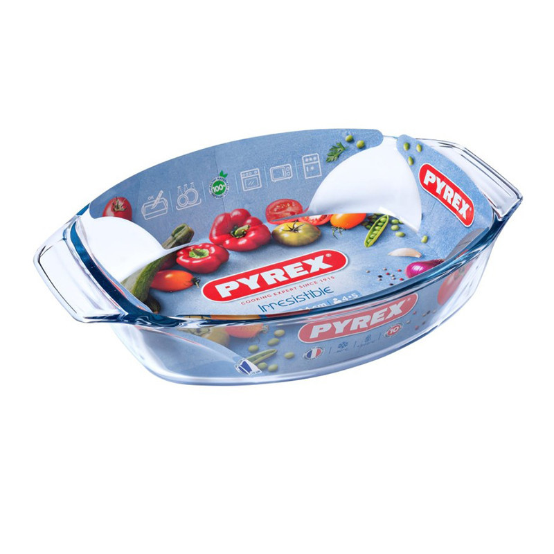 PYREX PLAT OVALE 35*24CM IRRESISTIBLE