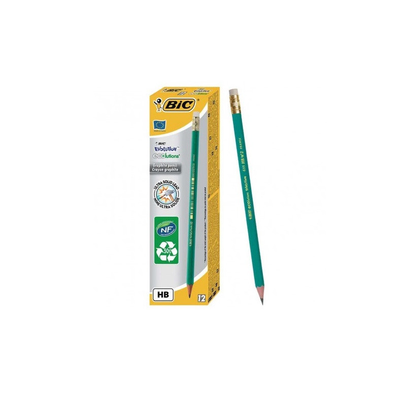 Bic De 12 Crayon A Papier Conte 655