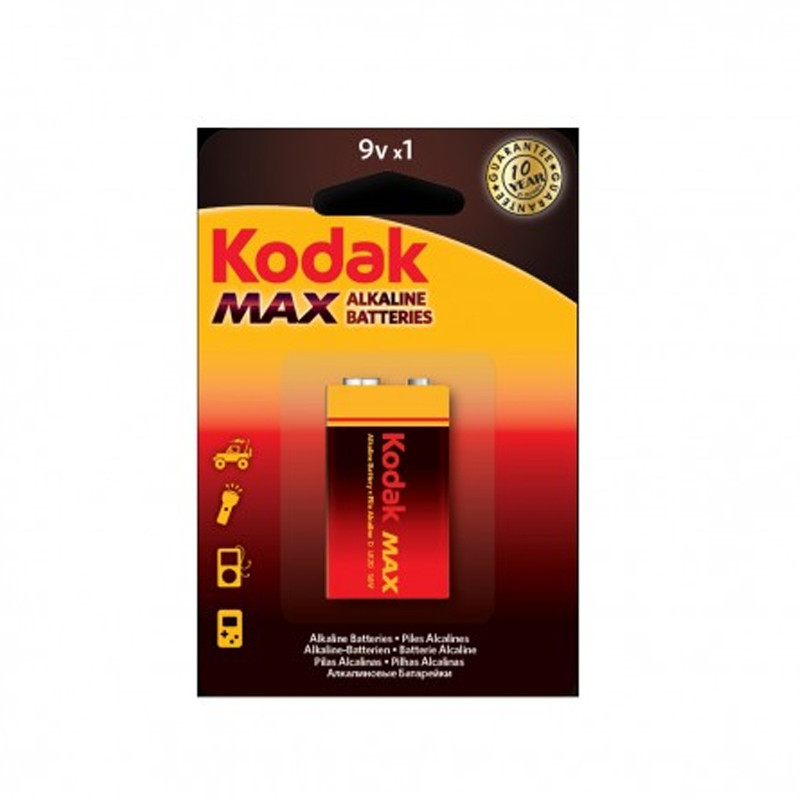 KODAK Alcaline Max Kodak 9 V