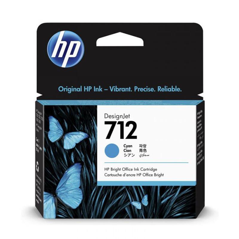 Hp Cartouche D'encre D'origine 712 Cyan