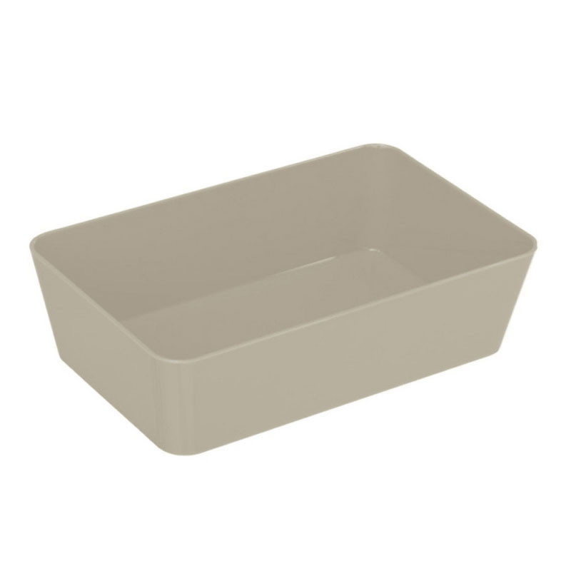 Wenko Bac Rangement Wenko Plastique Taupe