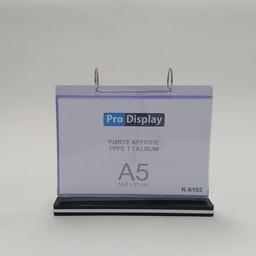 Display K-6103, Porte Affiche Album A5 148 x 210 mm Transparent