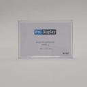 Display K-167, Porte Affiche Type L 180 x 120 mm Transparent