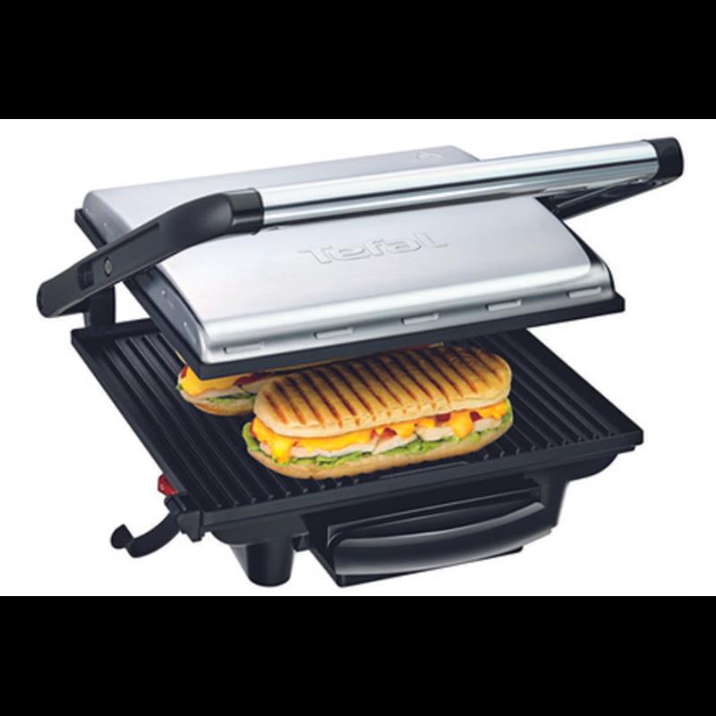 Tefal Grill Viande Panini Multifonction GC242D12 W