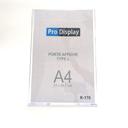 Display K-170, Porte Affiche Type L Verticale A4 Transparent
