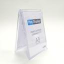 Display K-255, Porte Affiche Chevalet Double Face A5 Transparent