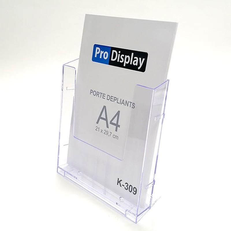 Display K-309, Porte Dépliant A4 Transparent