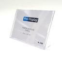 Display K-169, Porte Affiche Type L 203 x 152 mm Transparent